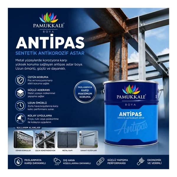 Pamukkale Sentetik Antipas 15 Kg Gri - Görsel 2