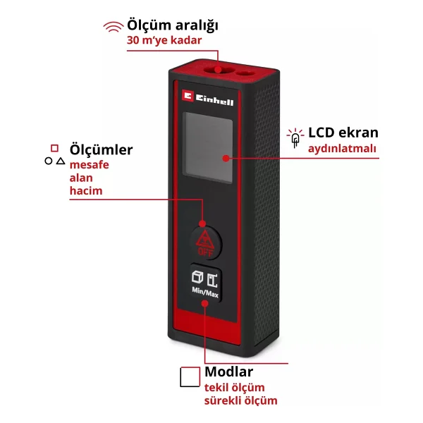 Einhell TC-LD 30 R Lazer Metre - Görsel 2