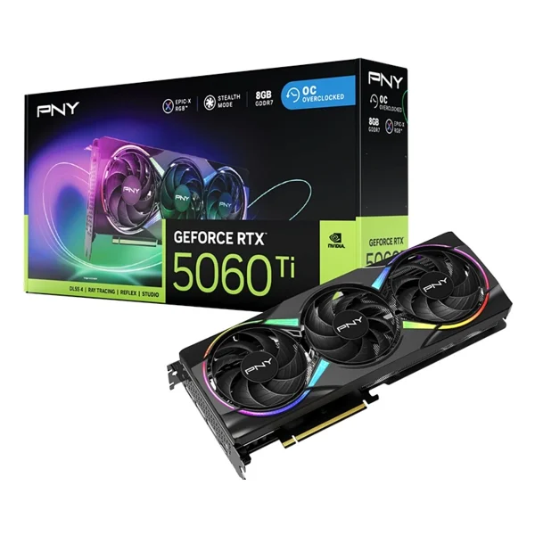 Pny RTX 5060 Ti ARGB OC VCG5060T8TFXXPB1-O 128 Bit GDDR7 8 GB Ekran Kartı - Görsel 6