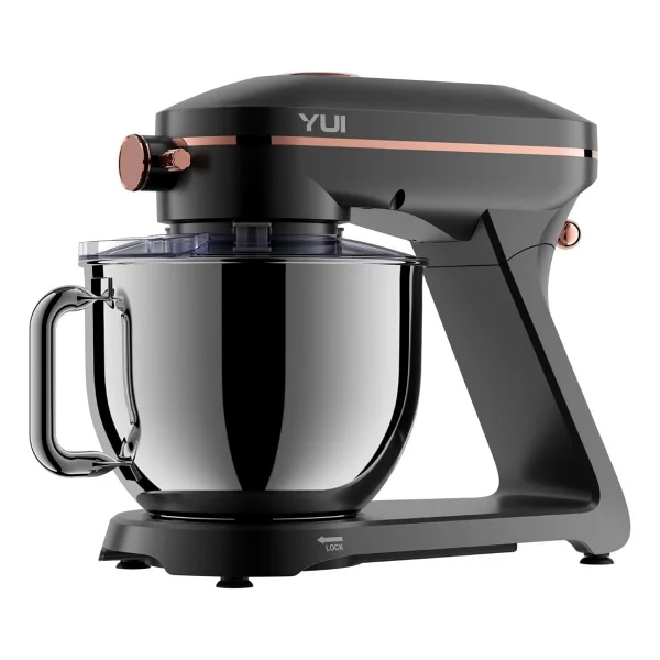Yui Easy Chef M129 1800 W 7 lt Mat Gri Rose Gold Stand Mikser - Görsel 6