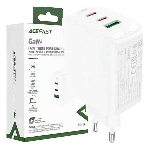 Acefast A41 65 W Hızlı Şarj Adaptörü - Görsel 4