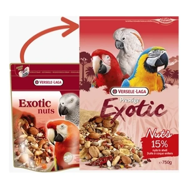 Versele Laga Exotic Nuts 750 gr Papağan Yemi - Görsel 5