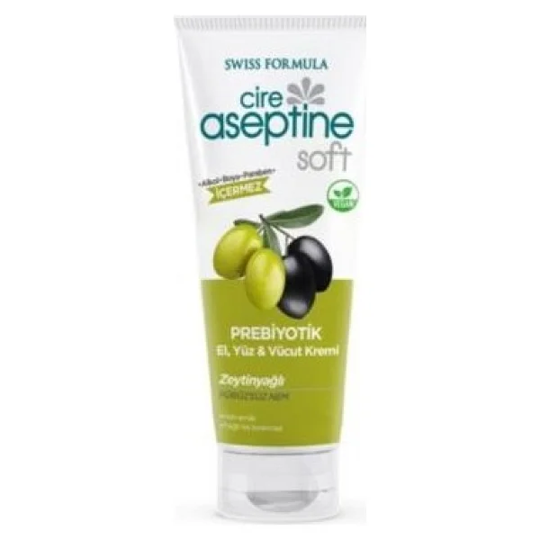 Cire Aseptine Soft Zeytinyağlı Nemlendirici Pürüzsüzleştirici Prebiyotikli Krem 75 ml - Görsel 2