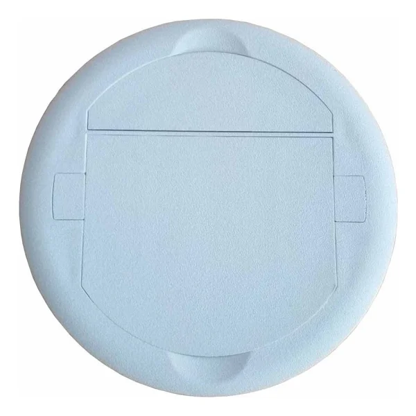Masa Üstü Priz Kutusu Gömme Tip Gri + 2 Ad. Priz+1 Ad. USB Geçiş - Görsel 3