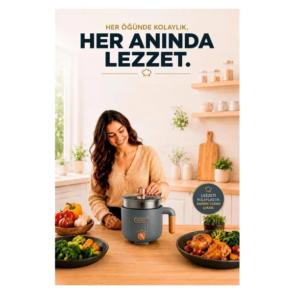 Torima ETC-01 Buharlı Pişirici - Görsel 3
