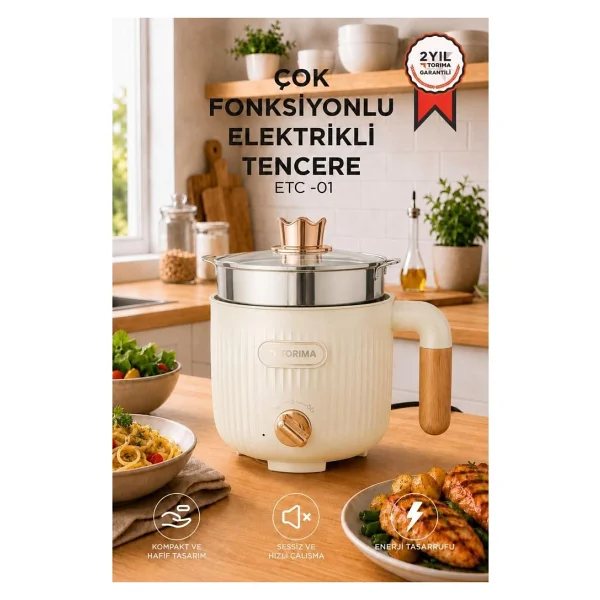 Torima ETC-01 Buharlı Pişirici - Görsel 7