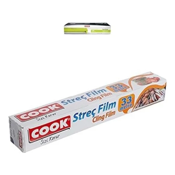 COOK Bas & Kes Streç Kesici Beyaz + Yedek Film 60 Metre - Görsel 2