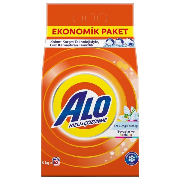 Alo 8 kg 53 Yıkama Toz Deterjan - Görsel 2