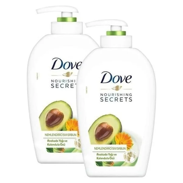 Dove Avokado Yağı ve Kalendula Özlü Nemlendiricili Sıvı Sabun x 2 - Görsel 2