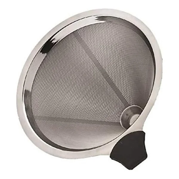 EPINOX Çelik Kahve Filtresi - Tekrar Kullanılabilir Huni Filtre - Görsel 2