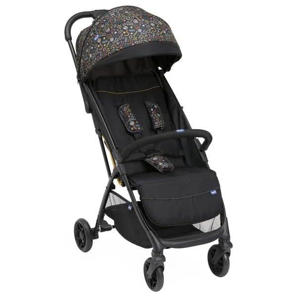 Chicco Glee Playful Black Bebek Arabası - Görsel 2