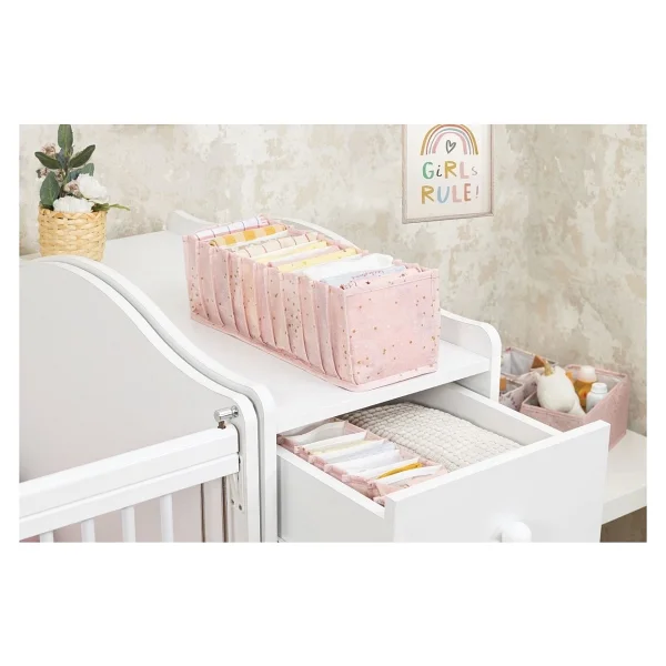 Lisinya Baby Akordiyon Organizer Çekmece Düzenleyici Medium (Pembe) - 04096 ( Lisinya ) - Görsel 4