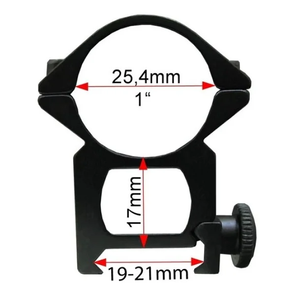 Çift Vidalı 22 mm Dürbün Montaj Ayağı ( Lisinya ) - Görsel 5