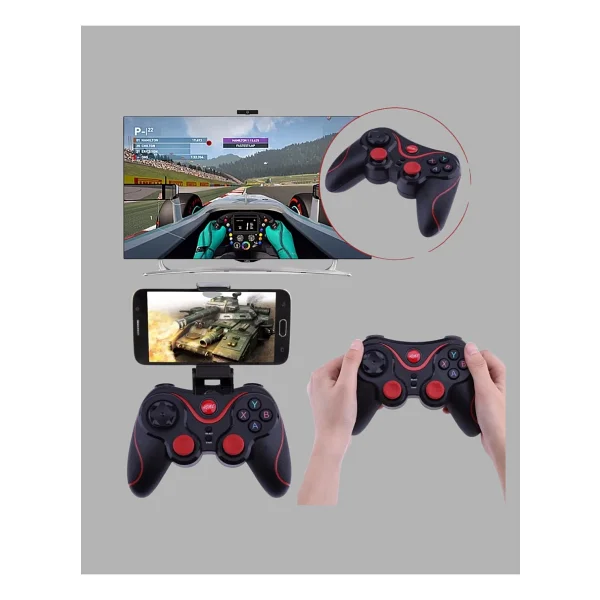 Bluetooth Gamepad Kablosuz Oyun Kumandası Tek Cihaz Destekli ( Lisinya ) - Görsel 4