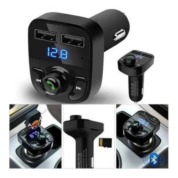 Lisinya Bluetooth Fm Transmitter Car X8 - Görsel 5