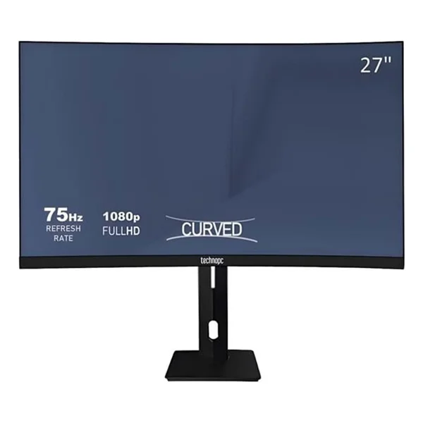 Technopc TPL27CS 27" 8 ms Full HD Curved 75 Hz Monitör - Görsel 2
