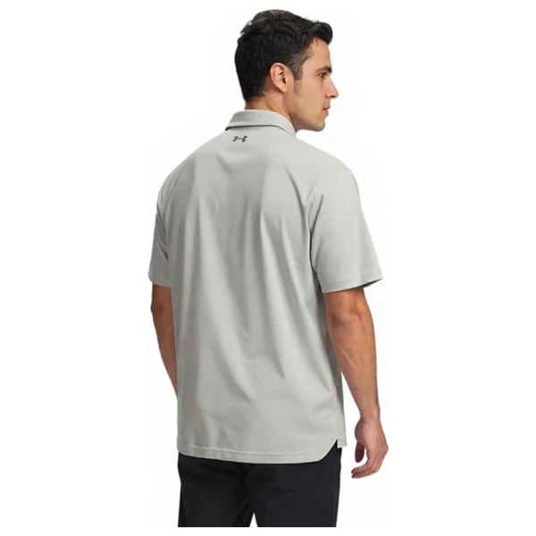 Under Armour Tech 1290140-069 Açık Gri Kısa Kollu Erkek Polo Yaka Tişört - Görsel 2