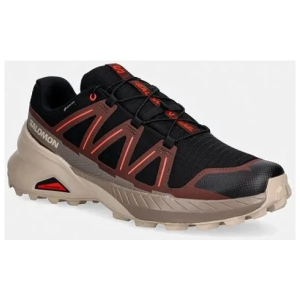 Salomon Speedcross Peak Gore-Tex L49219900 Siyah-Kırmızı Erkek Koşu Ayakkabısı - Görsel 2