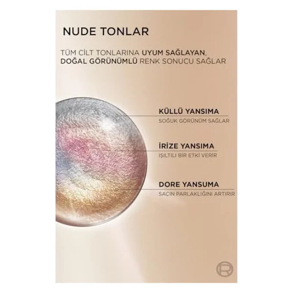L'Oreal Paris Excellence Creme 6U Nude Koyu Kumral Saç Boyası - Görsel 9