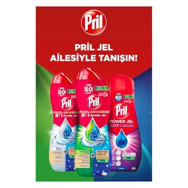 Excellence Duo Jel Bulaşık Makinesi Deterjanı 900ML 50 Yıkama Yağ Çözücü - Görsel 5