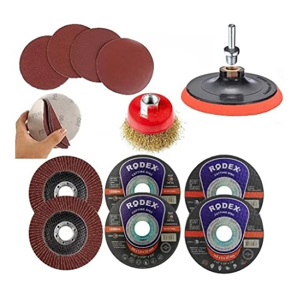 Spiral Taşlama Cırt Zımpara Metal Kesme Tel Fırça Seti (25 Parça) - Görsel 6