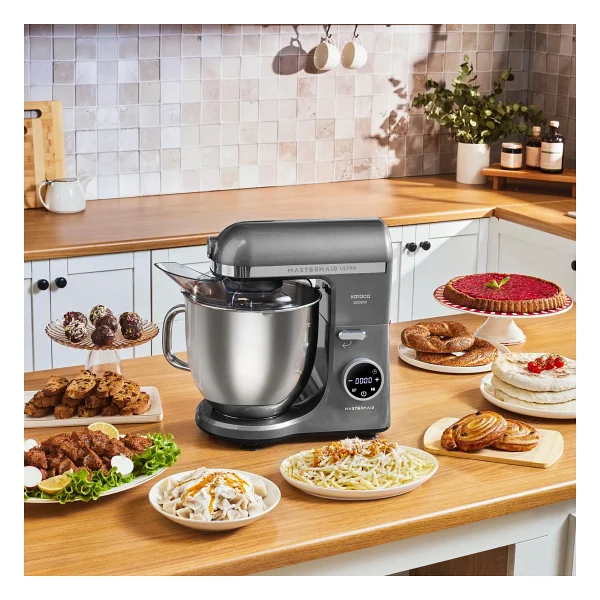 Karaca Mastermaid Chef Ultra D 2000 W Shadow Gray 7 lt Hamur Yoğurma Makinesi - Görsel 2