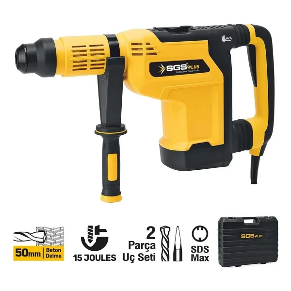 Sgs Kırıcı-Delici Matkap 1500W 50MM 11KG 15 Joules - Görsel 2