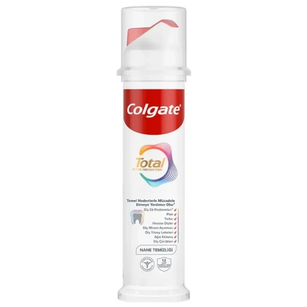 Colgate Total Clean Mint Pump 100 ml Diş Macunu - Görsel 2