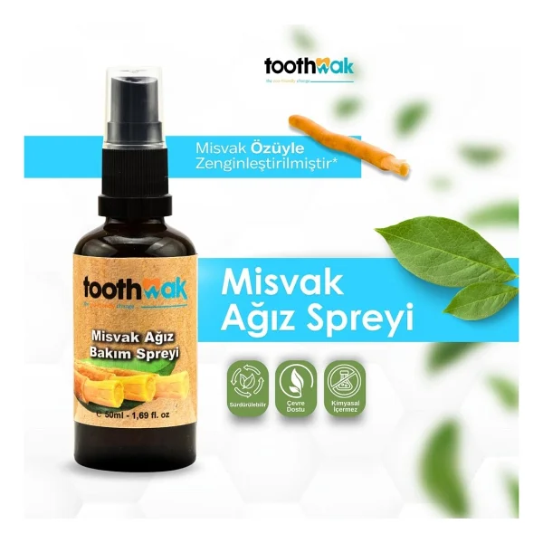 Toothwak Misvaklı 50 ml Ağız Spreyi - Görsel 2