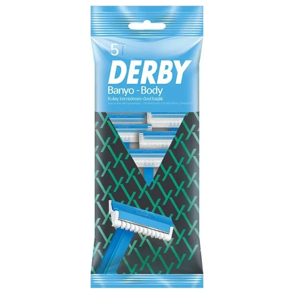 Derby Banyo Kullan At 5'li Tıraş Bıçağı - Görsel 3