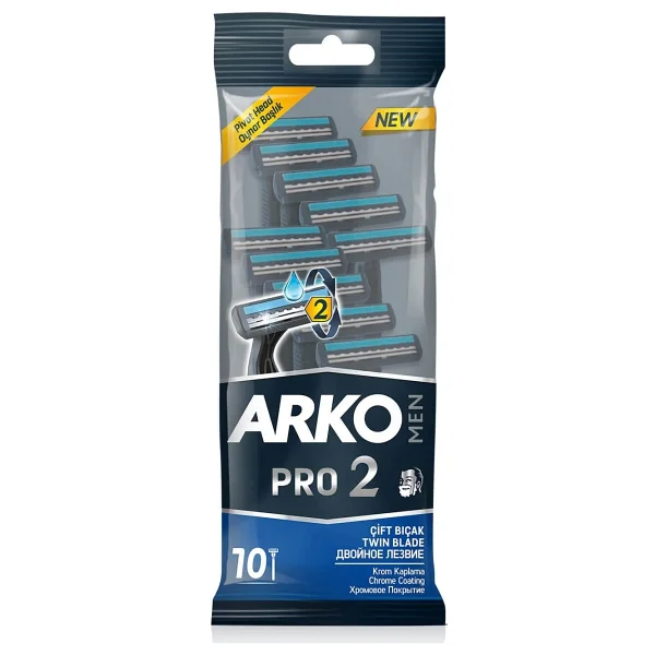 Arko Men Pro 2 Kullan At 10'lu Tıraş Bıçağı - Görsel 2
