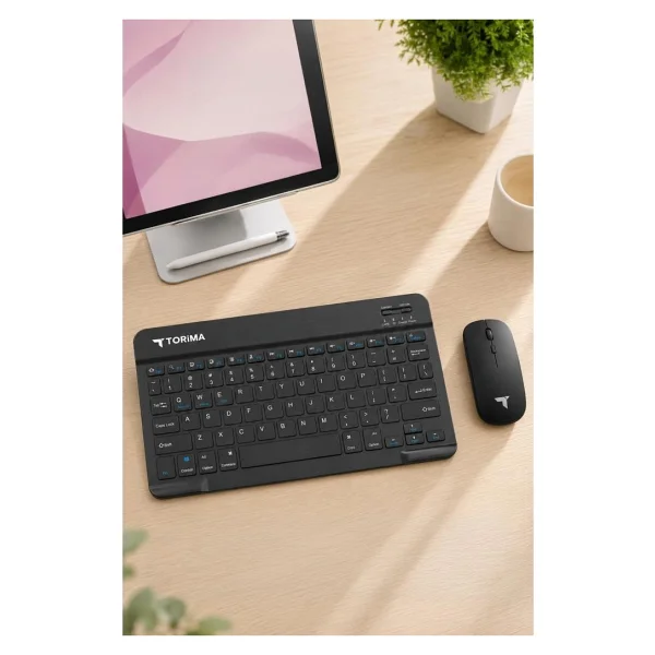 Torima TMK-09 Siyah RGB Kablosuz Klavye Mouse Seti - Görsel 2