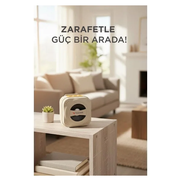Torima D79 Bej Bluetooth Hoparlör - Görsel 3