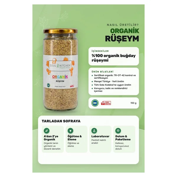 Soul Kitchen Organik Rüşeym 150 gr - Görsel 5