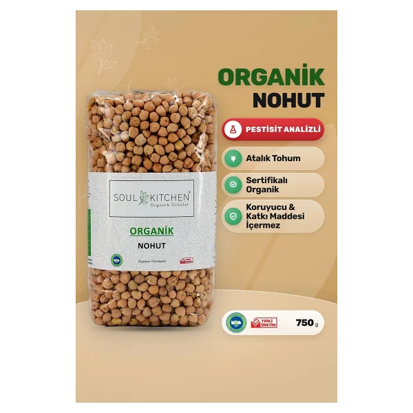 Soul Kitchen Organik Nohut 750 gr - Görsel 9