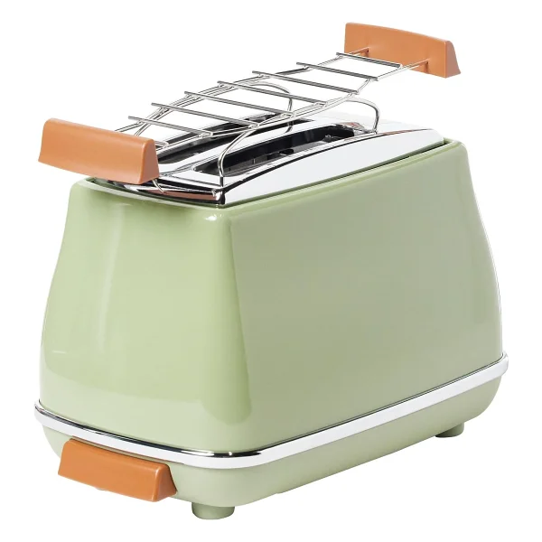 Delonghi CTOV 2103.GR Icona Vintage Yeşil Ekmek Kızartma Makinesi - Görsel 5