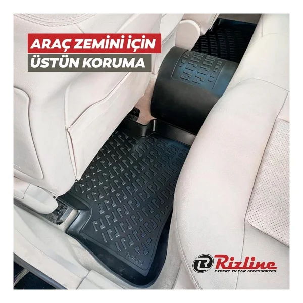Rizline Ford Focus 3.5 2014-2018 3D Havuzlu Paspas - Görsel 4