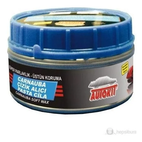 Autokit Carnauba Çizik Giderici Pasta Cila 230 Gr Mavi Kutu - Görsel 2