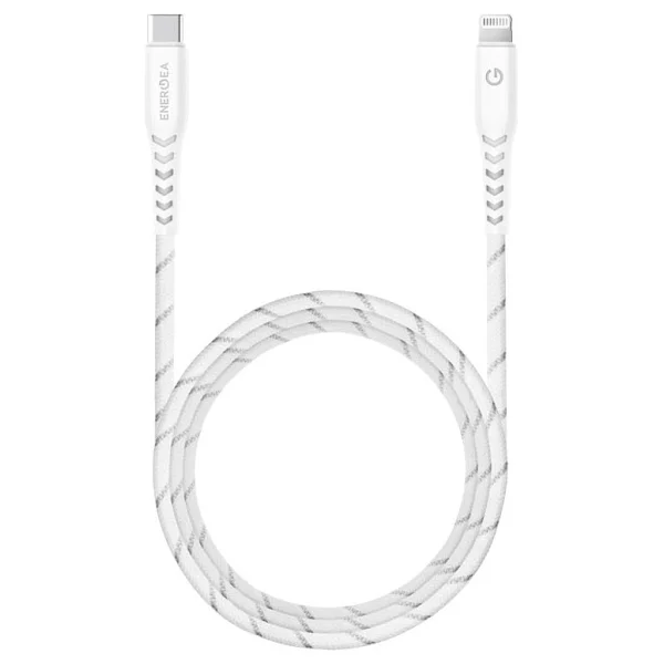Energea C94 NyloFlex 1.5 m Beyaz Type-C to Lightning Hızlı Şarj Kablosu - Görsel 2