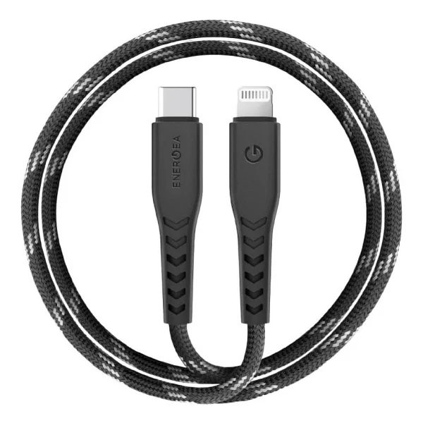 Energea C94 NyloFlex 1.5 m Siyah Type-C to Lightning Hızlı Şarj Kablosu - Görsel 5