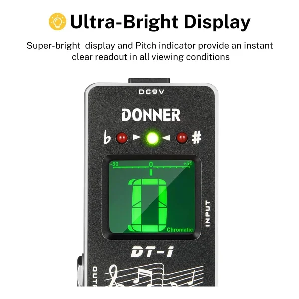Dt-1 Tuner Pedal (Siyah) - Görsel 2