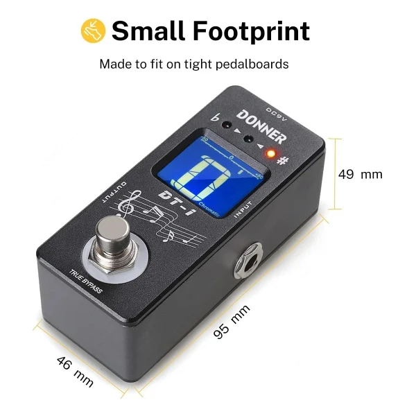 Dt-1 Tuner Pedal (Siyah) - Görsel 3