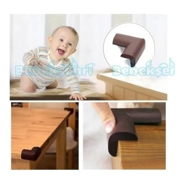 Evokids Kauçuk Köşe Koruyucu 4 Adet Krem - Görsel 3