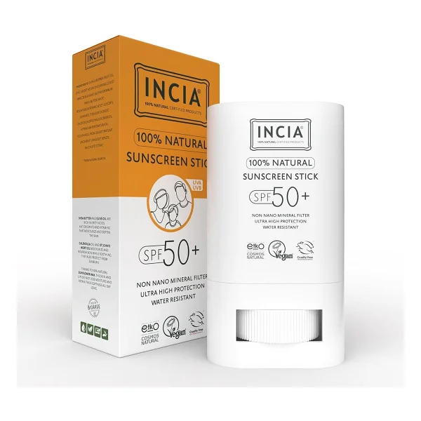 Incia Doğal Mineral Filtreli 15 gr 50 Faktör Stick Güneş Kremi - Görsel 6