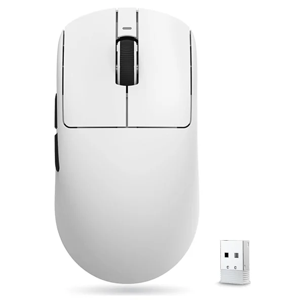 Vxe Dragonfly R1 SE Plus Beyaz Şarjlı Optik Kablolu/Kablosuz Oyuncu Mouse - Görsel 6