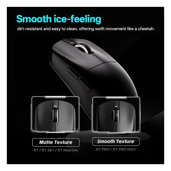 Vxe Dragonfly R1 SE Plus Beyaz Şarjlı Optik Kablolu/Kablosuz Oyuncu Mouse - Görsel 5