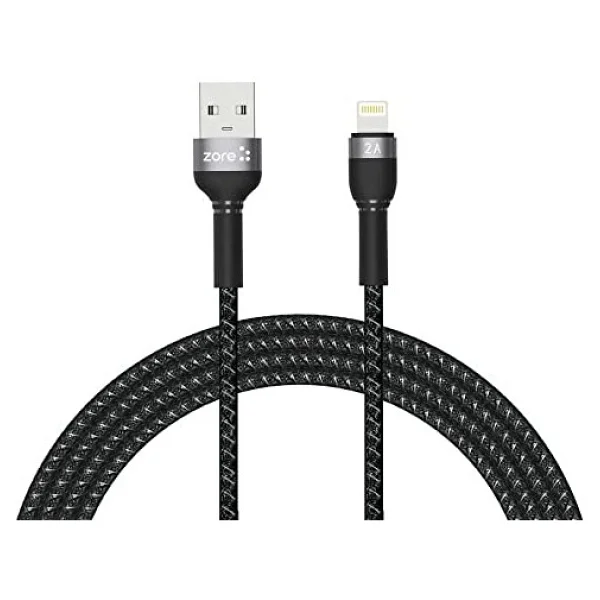 Zore Shira Serisi 2 m USB to Lightning Hızlı Şarj Kablosu - Görsel 2