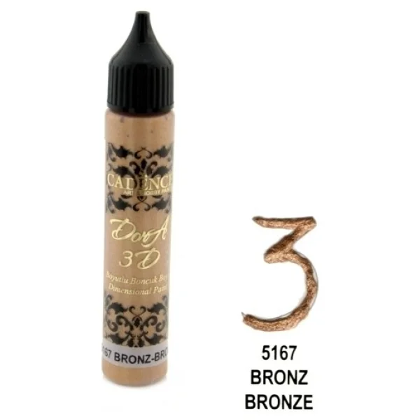 Cadence Bronz - 3D Boyutlu Boncuk Boya 25 ml - Görsel 3