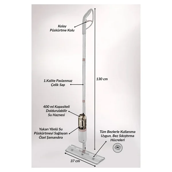 Lavine Cırtlı Sprey Mop - Görsel 7