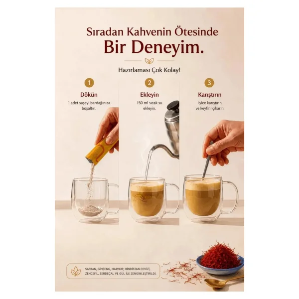 Dr. Kalan Bitkisel Kahve Karışımı Happy Cup Coffee 18 x 21 gr - 378 gr - Görsel 3